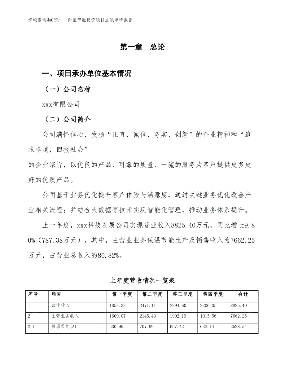 保温节能投资项目立项申请报告（总投资11000万元）.docx_第2页