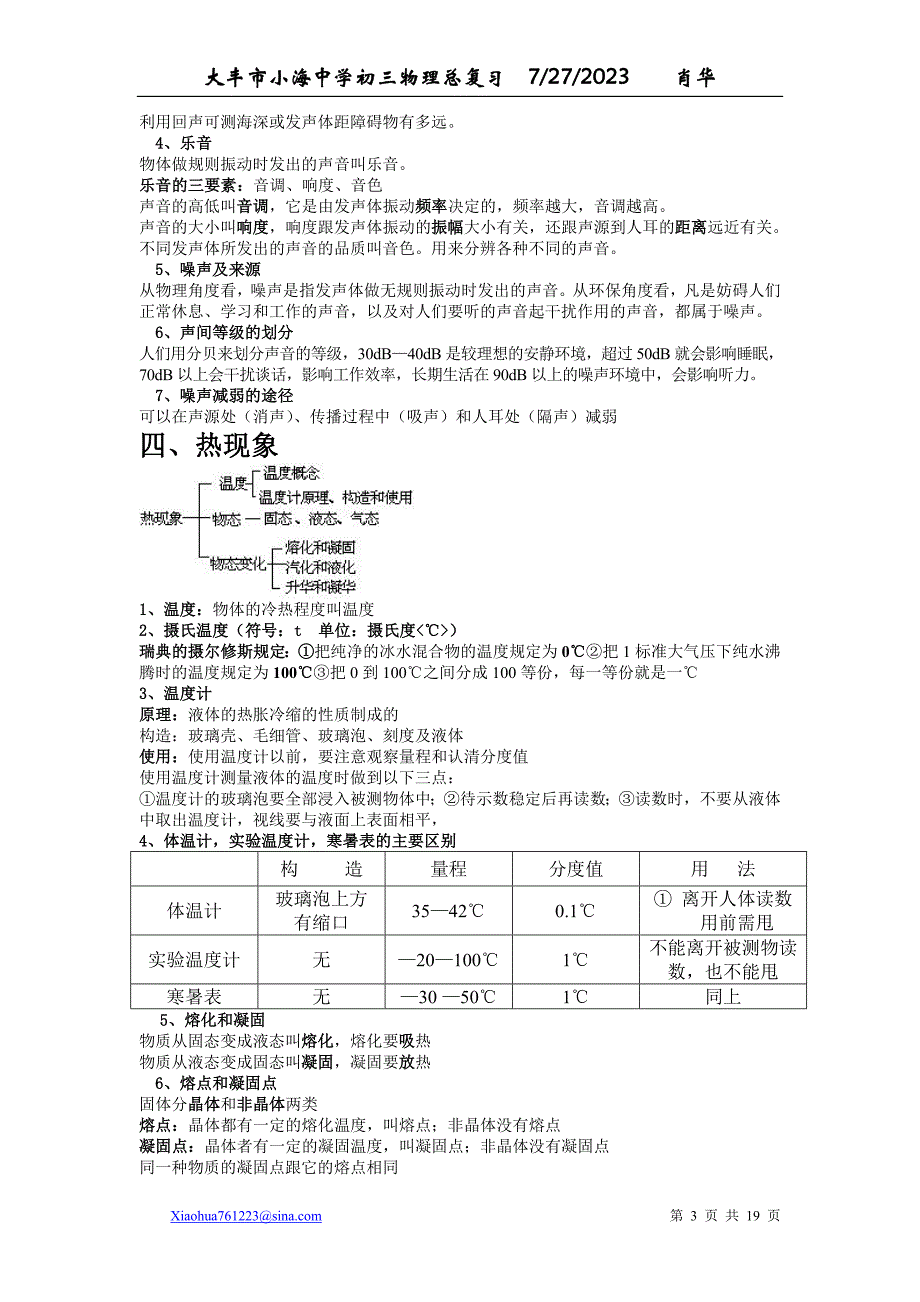 初中物理基础知识重点记忆资料_第3页