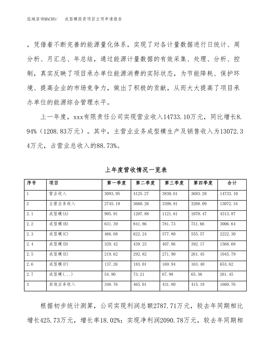 成型模投资项目立项申请报告（总投资10000万元）.docx_第3页