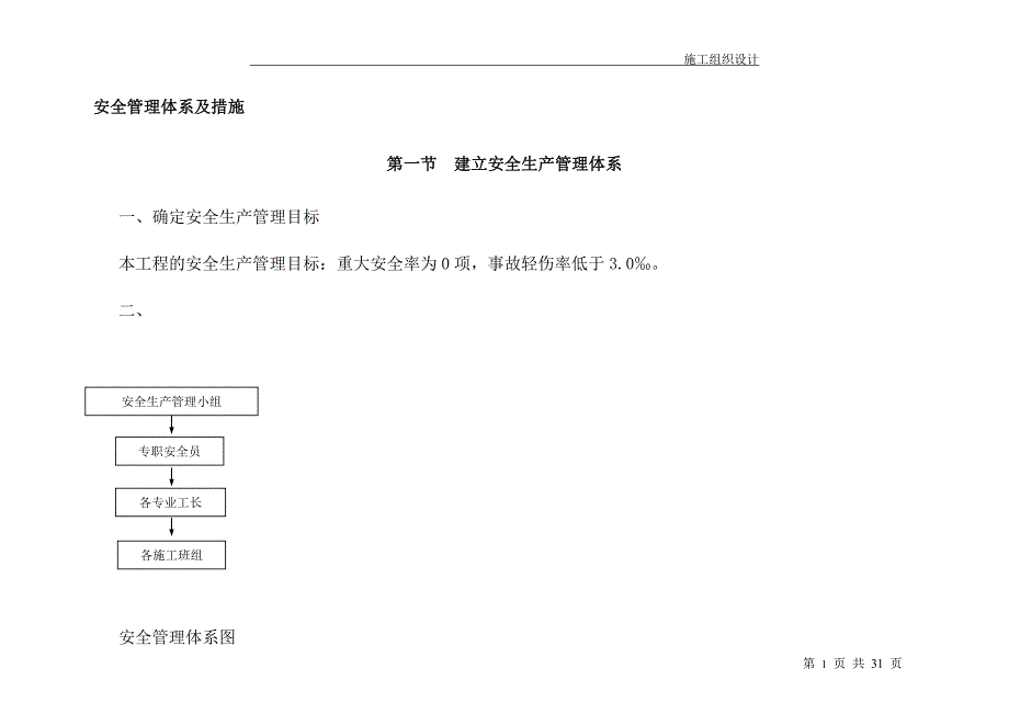 装饰施工安全管理体系及措施 (1)_第1页