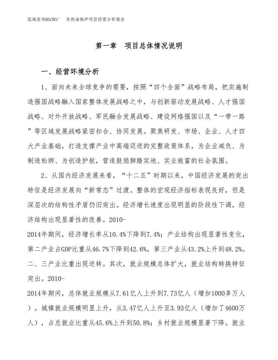 导热油锅炉项目经营分析报告（总投资11000万元）.docx_第2页