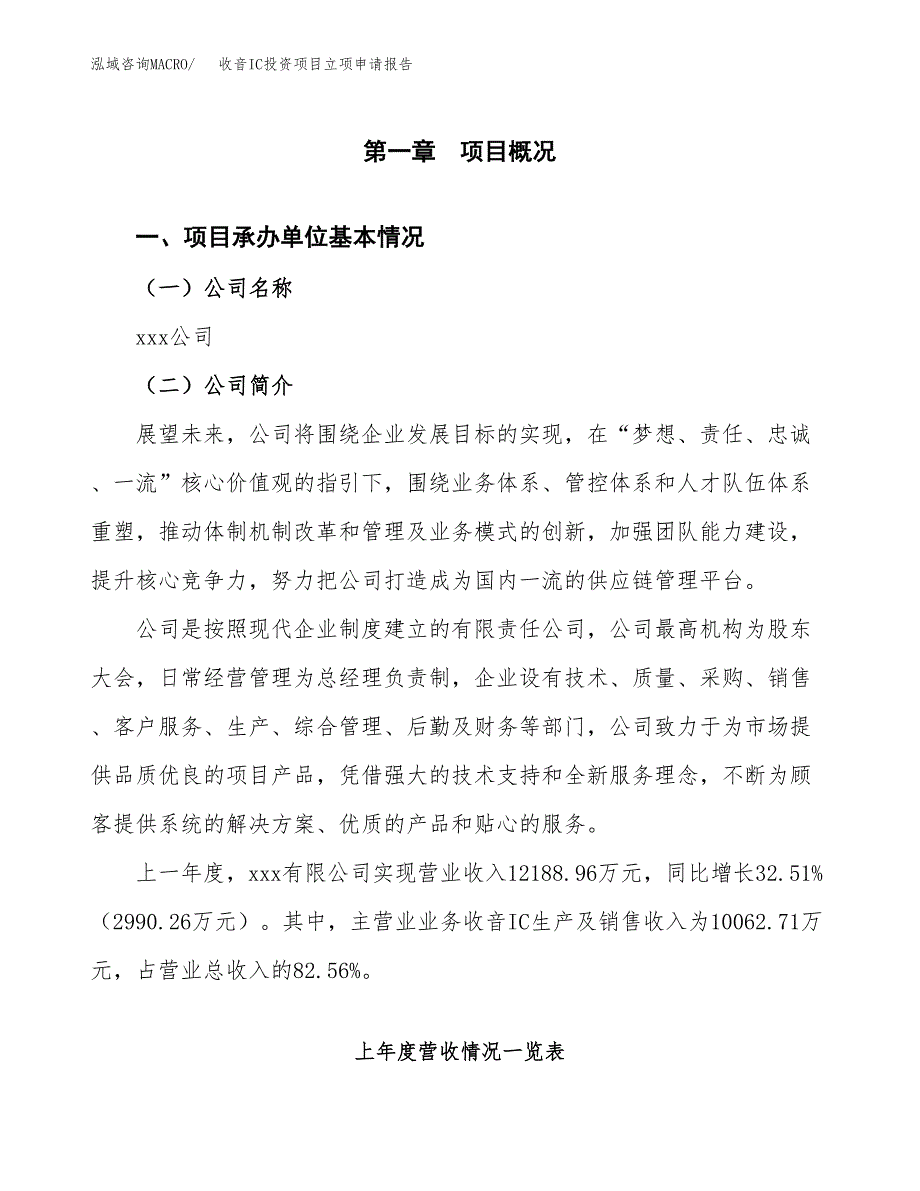 收音IC投资项目立项申请报告（总投资10000万元）.docx_第2页