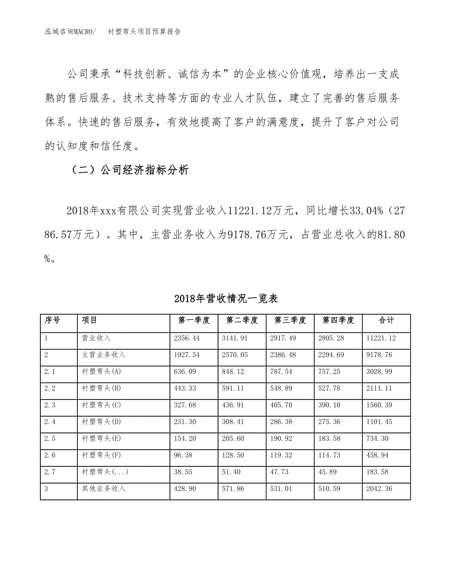 衬塑弯头项目预算报告（总投资9000万元）.docx_第3页