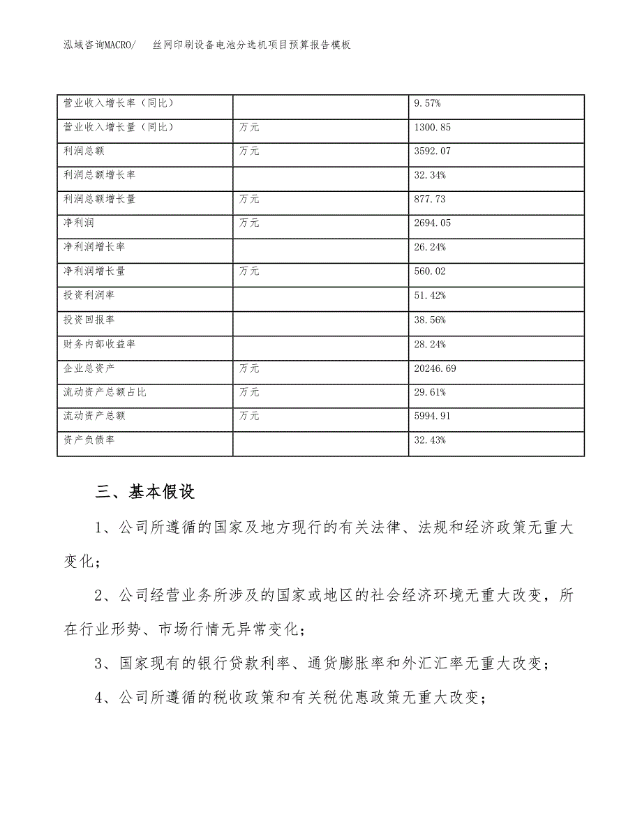 丝网印刷设备电池分选机项目预算报告模板.docx_第4页