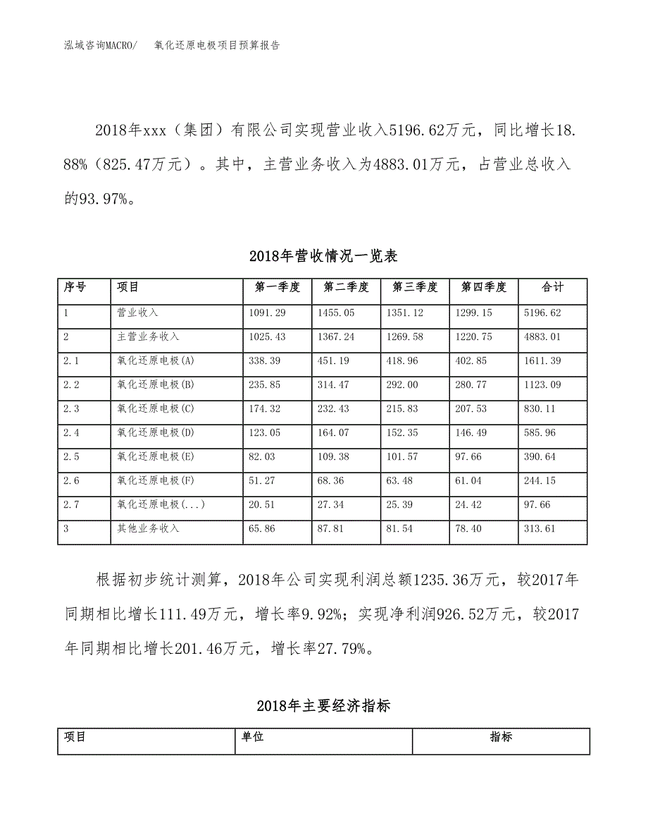 氧化还原电极项目预算报告（总投资5000万元）.docx_第3页