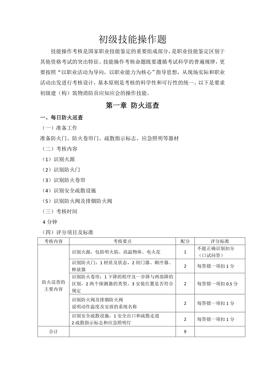 初级技能操作题实操考试用.doc_第1页