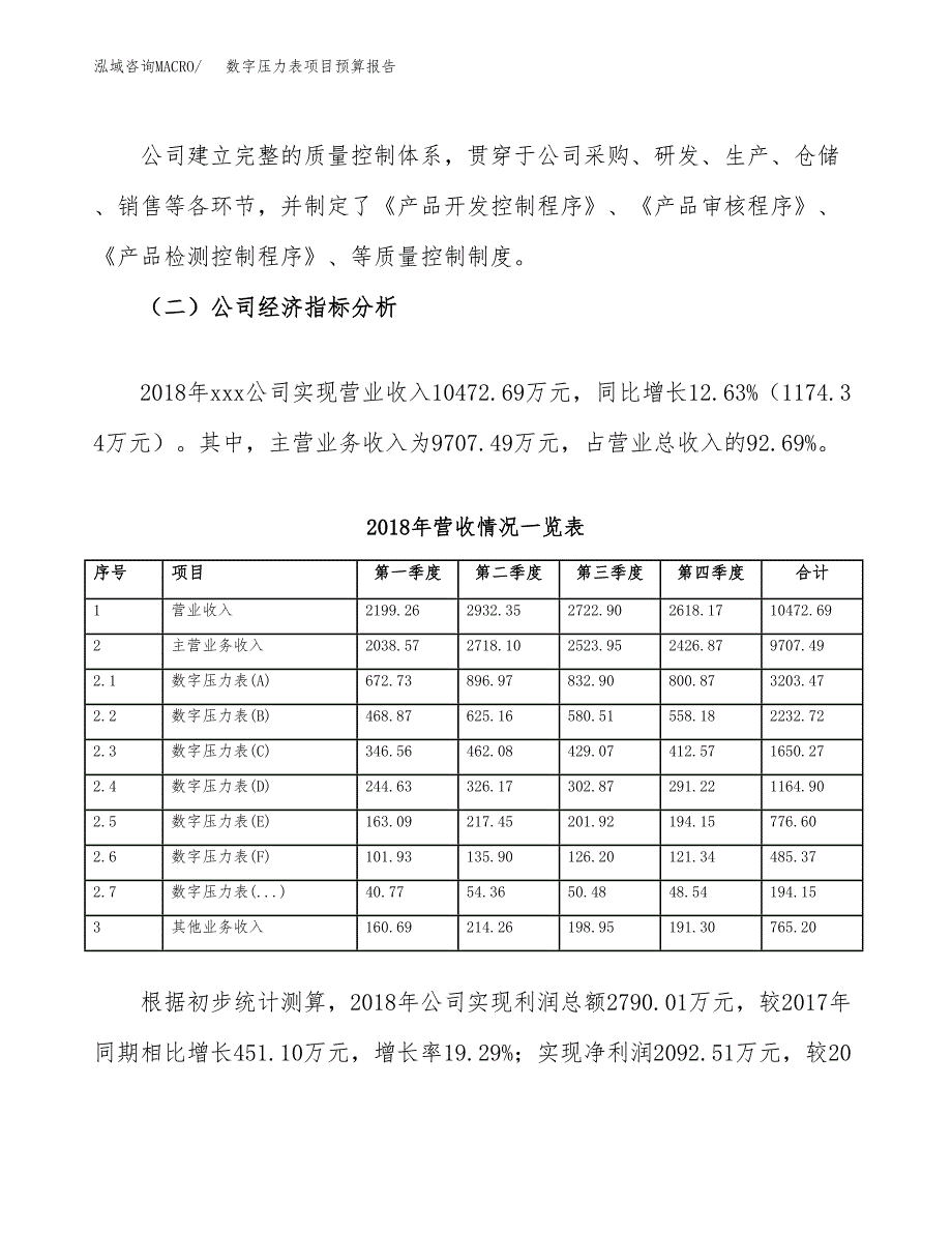 数字压力表项目预算报告（总投资9000万元）.docx_第3页