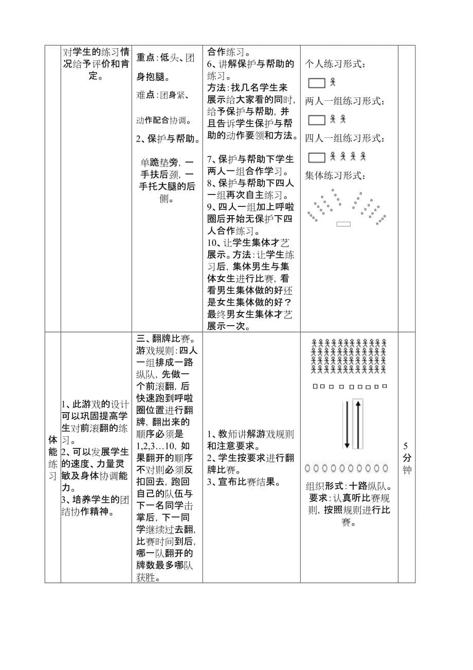 前滚翻优质课教案_第5页