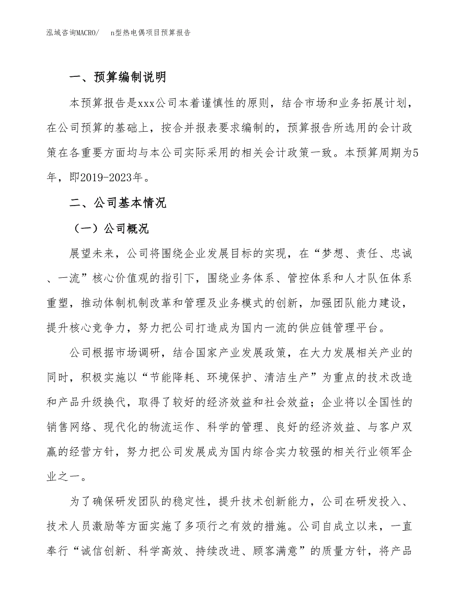 n型热电偶项目预算报告（总投资10000万元）.docx_第2页