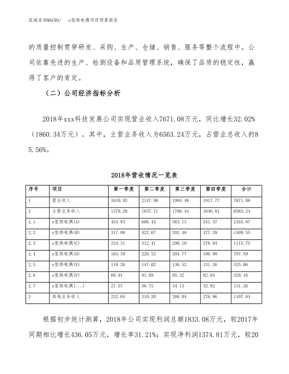 n型热电偶项目预算报告（总投资10000万元）.docx_第3页