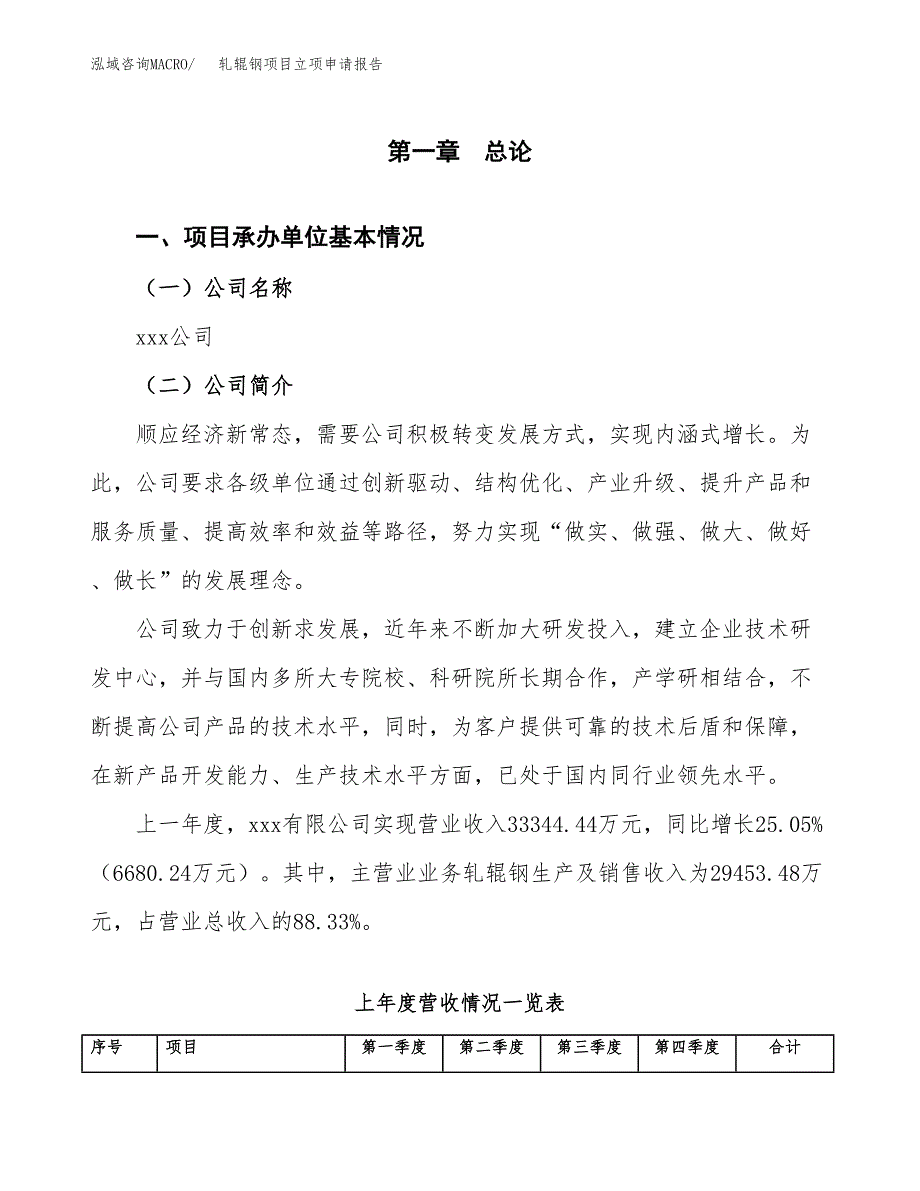 轧辊钢项目立项申请报告（总投资13000万元）_第2页