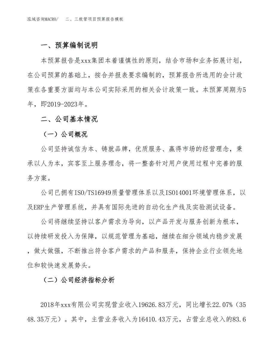 二、三极管项目预算报告模板.docx_第2页