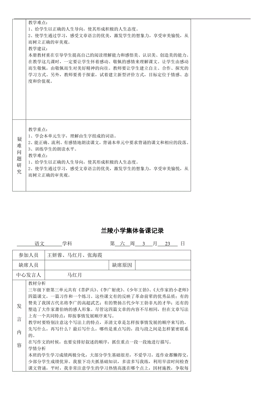 兰陵小学集体备课记录.doc_第4页