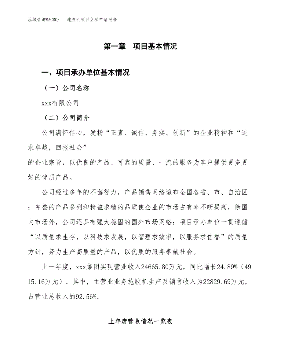 施胶机项目立项申请报告（总投资21000万元）_第2页