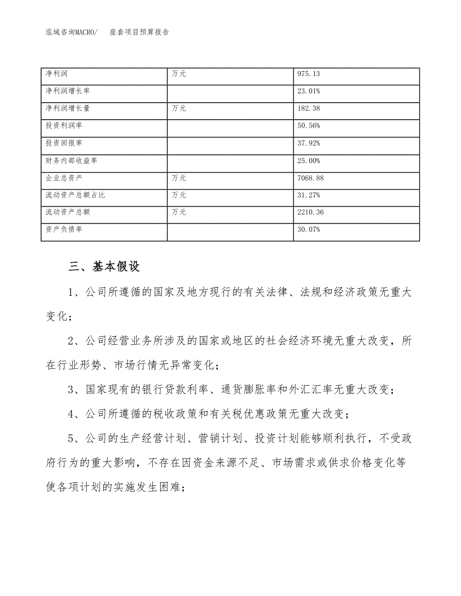 座套项目预算报告（总投资3000万元）.docx_第4页