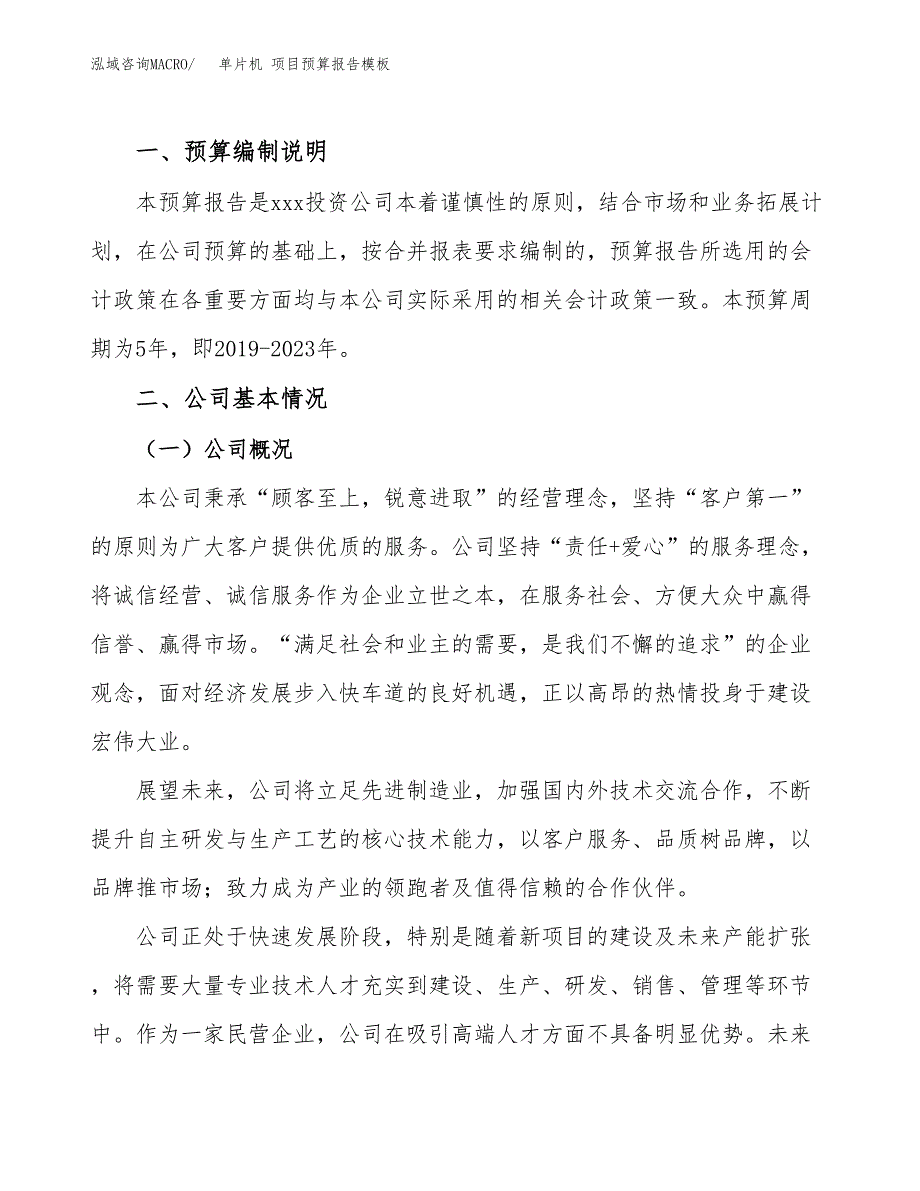 单片机 项目预算报告模板.docx_第2页