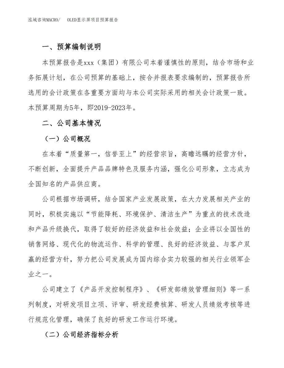 OLED显示屏项目预算报告（总投资21000万元）.docx_第2页