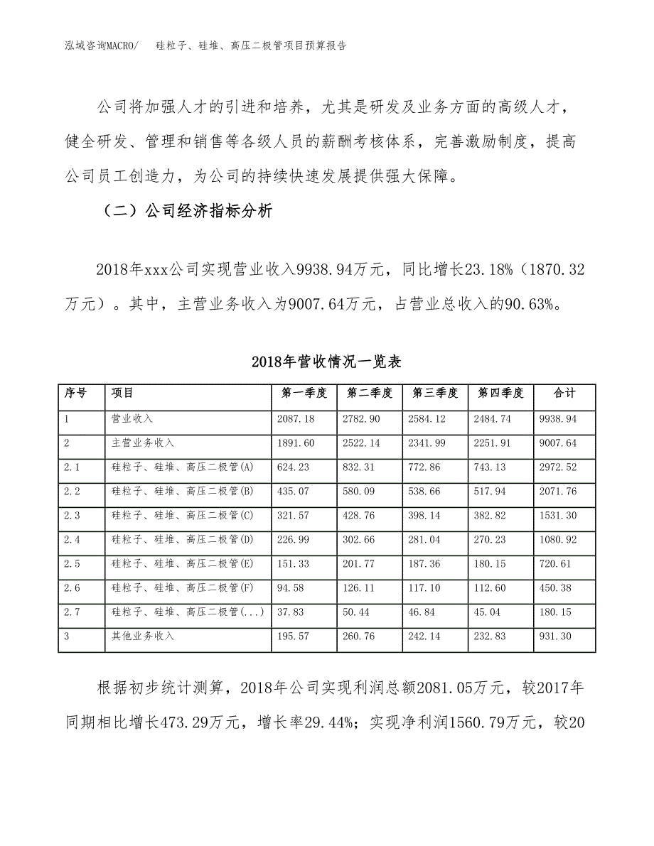 硅粒子、硅堆、高压二极管项目预算报告（总投资13000万元）.docx_第3页