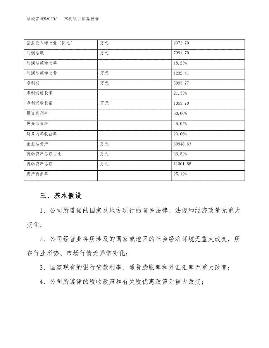 PS板项目预算报告（总投资20000万元）.docx_第4页