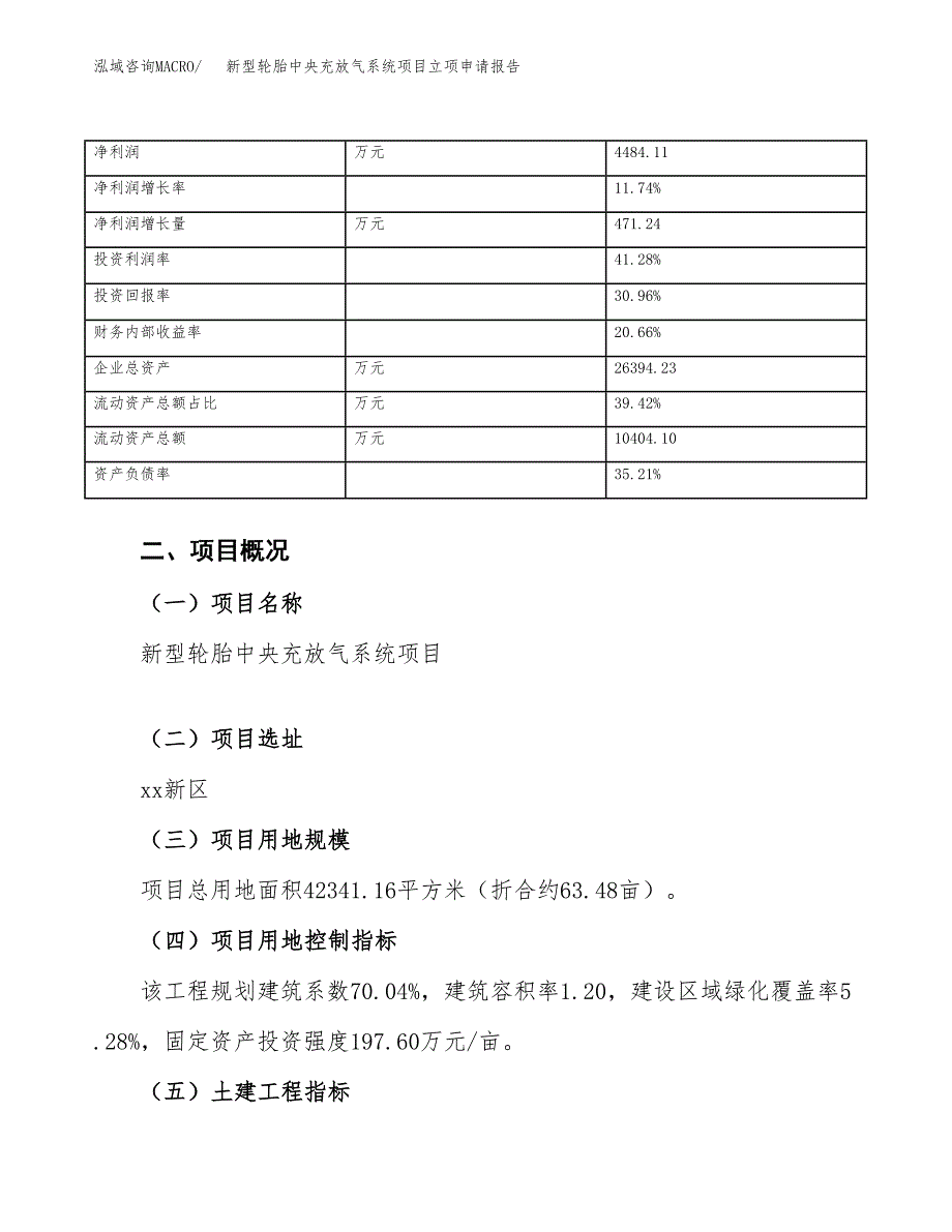 新型轮胎中央充放气系统项目立项申请报告（总投资16000万元）_第4页