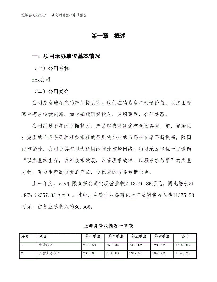 磷化项目立项申请报告（总投资11000万元）_第2页