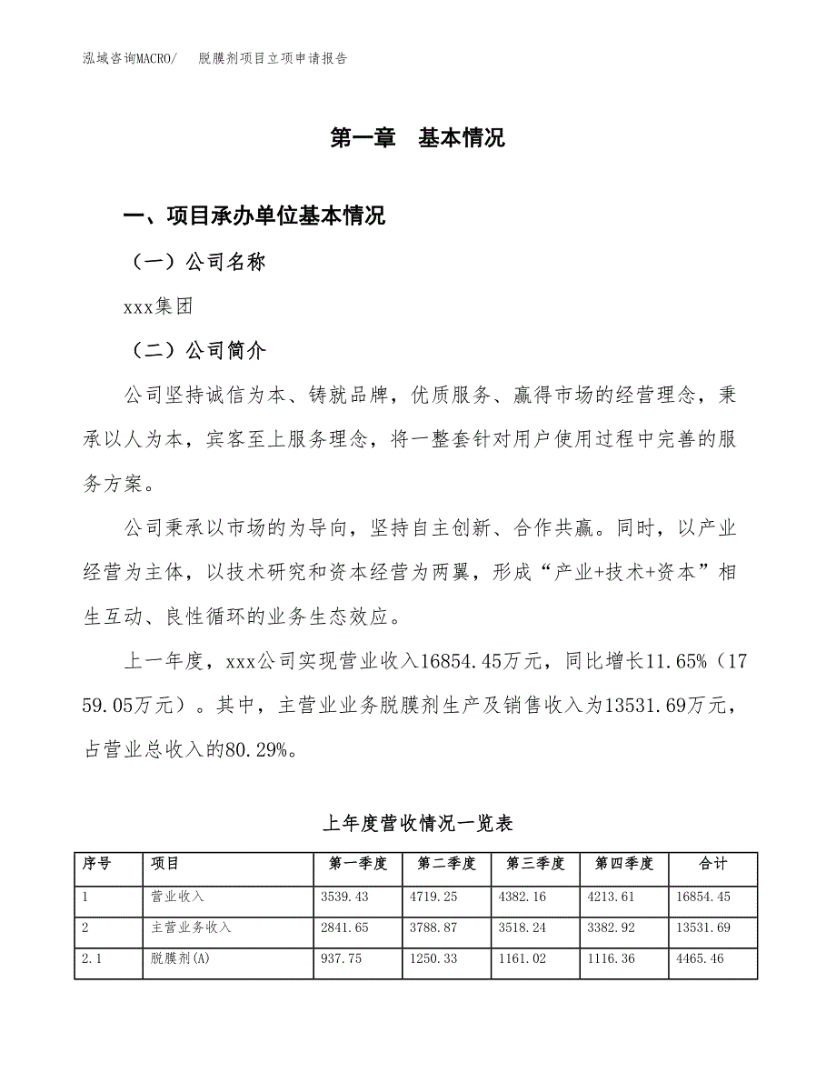 脱膜剂项目立项申请报告（总投资12000万元）_第2页