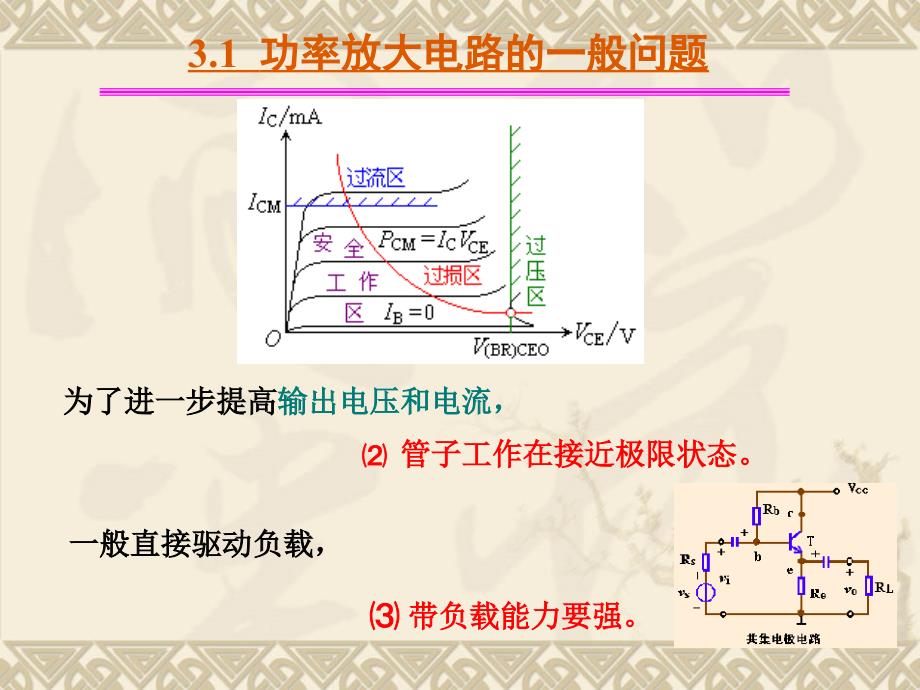 功率放大电路的一般问题解读_第3页