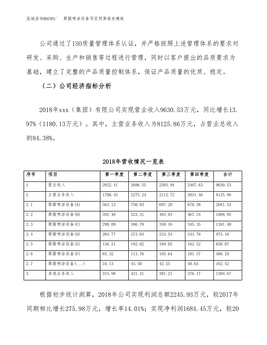 聚脲喷涂设备项目预算报告模板.docx_第3页