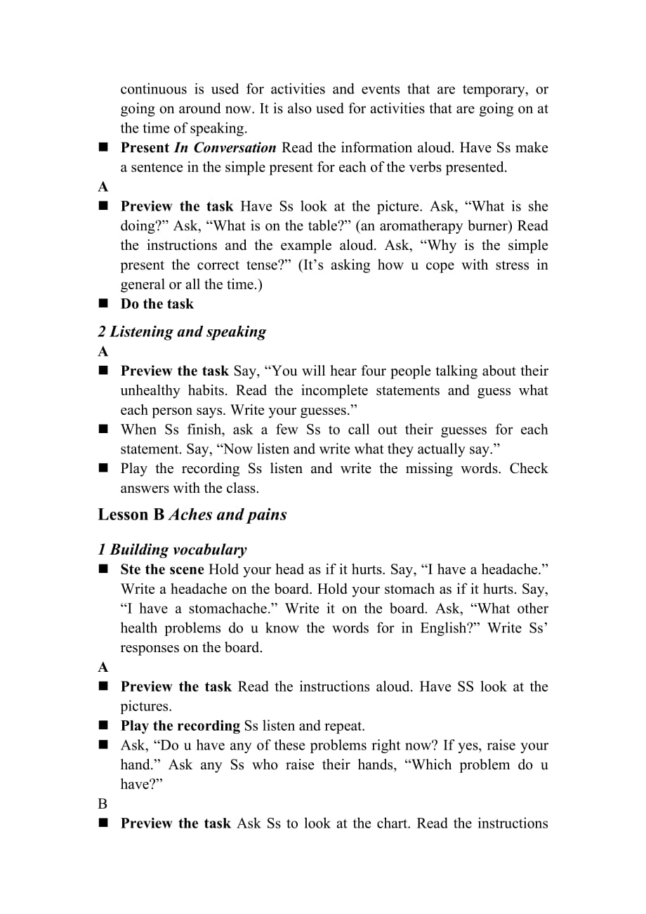 剑桥标准英语教程-教案_第3页