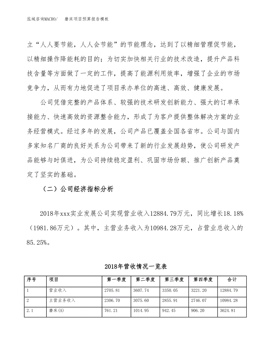 磨床项目预算报告模板.docx_第3页