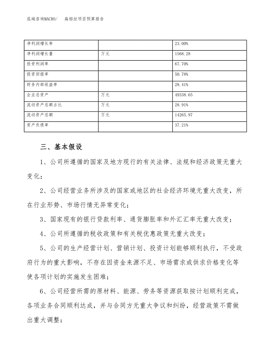 扁铝丝项目预算报告（总投资23000万元）.docx_第4页