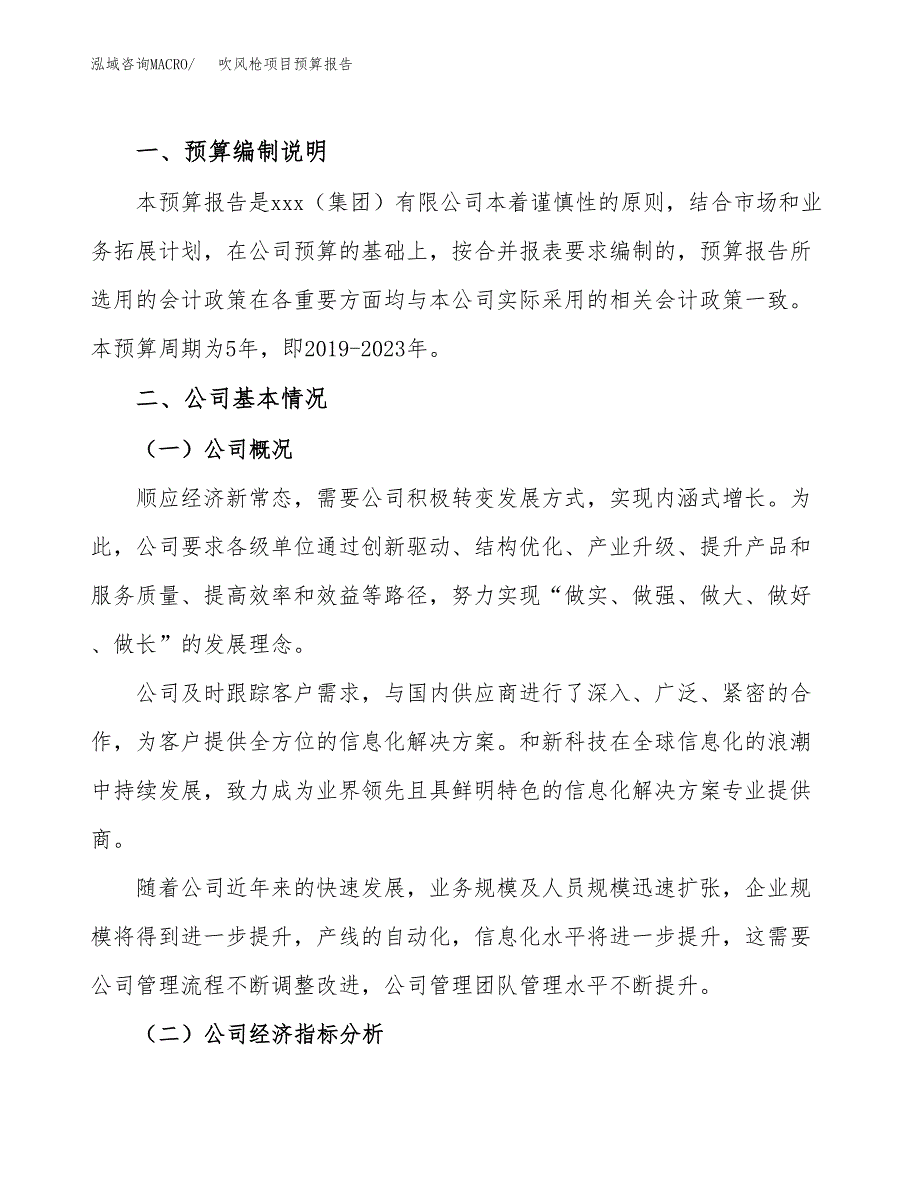 吹风枪项目预算报告（总投资14000万元）.docx_第2页