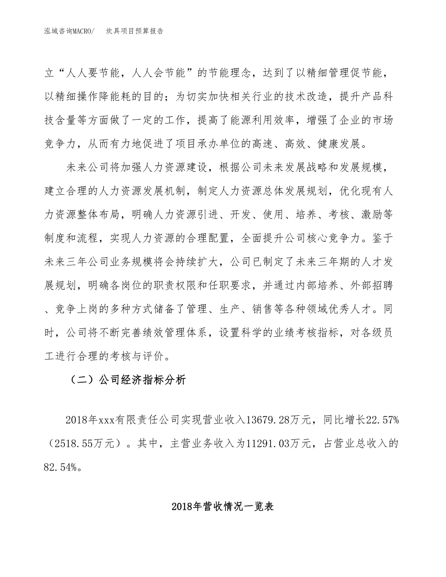 炊具项目预算报告（总投资11000万元）.docx_第3页