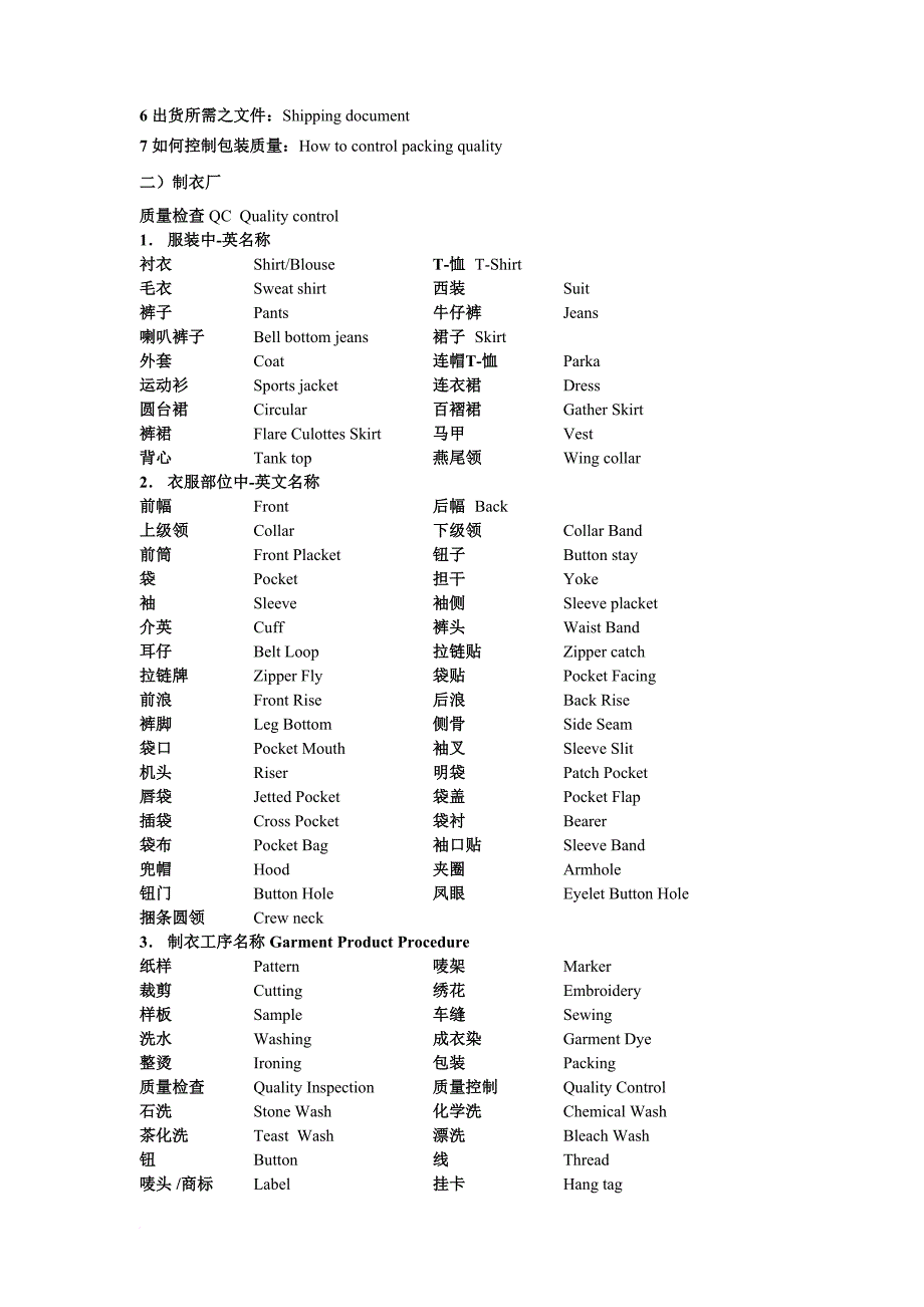 制衣厂常用术语中英文.doc_第2页