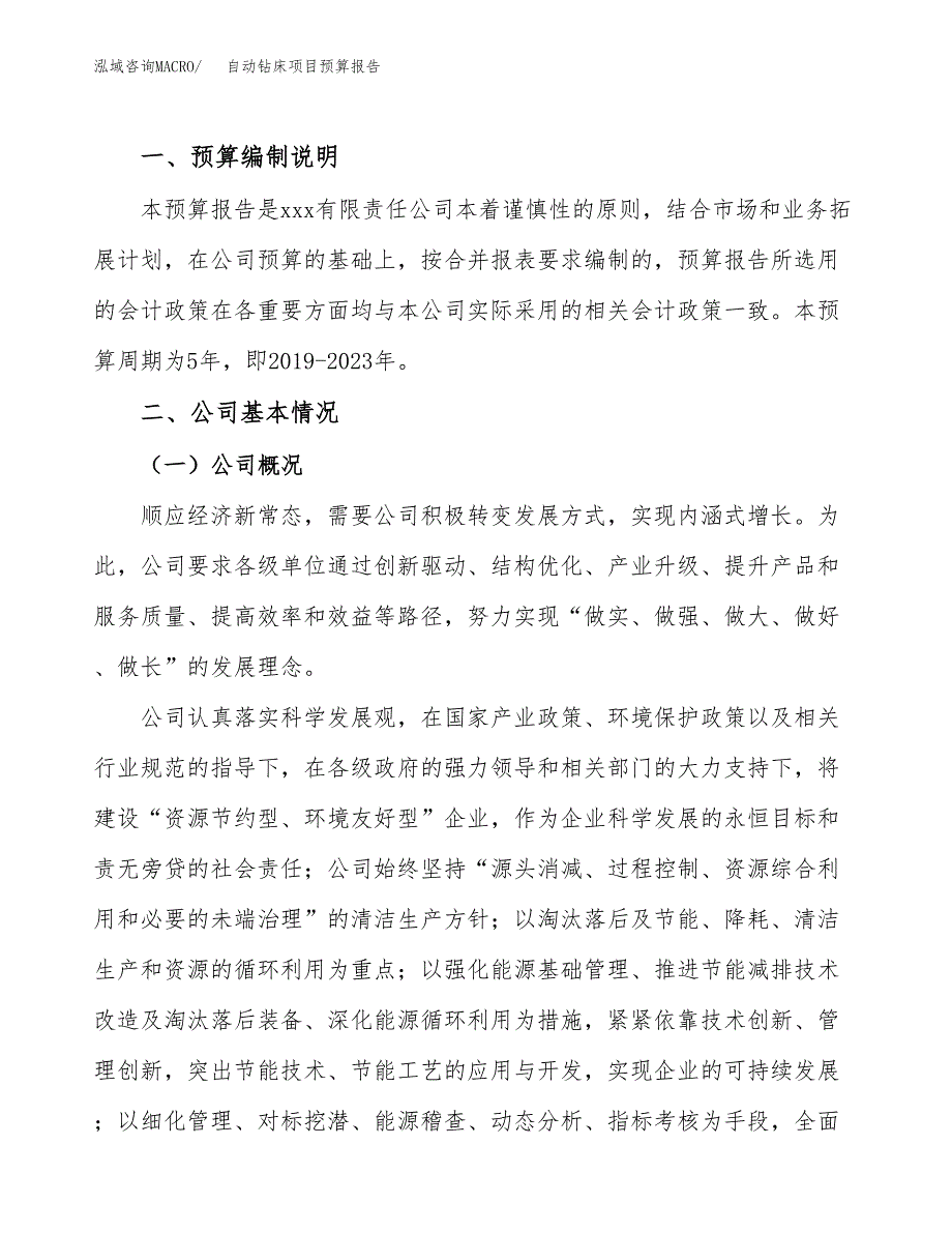 自动钻床项目预算报告（总投资16000万元）.docx_第2页