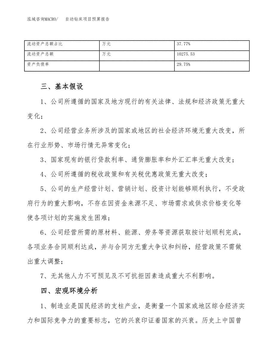 自动钻床项目预算报告（总投资16000万元）.docx_第5页