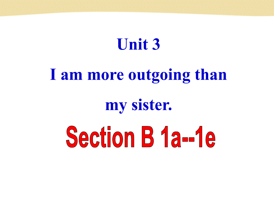 人教版八年级英语上册教学课件unit3 Section B 1a-1e_第1页