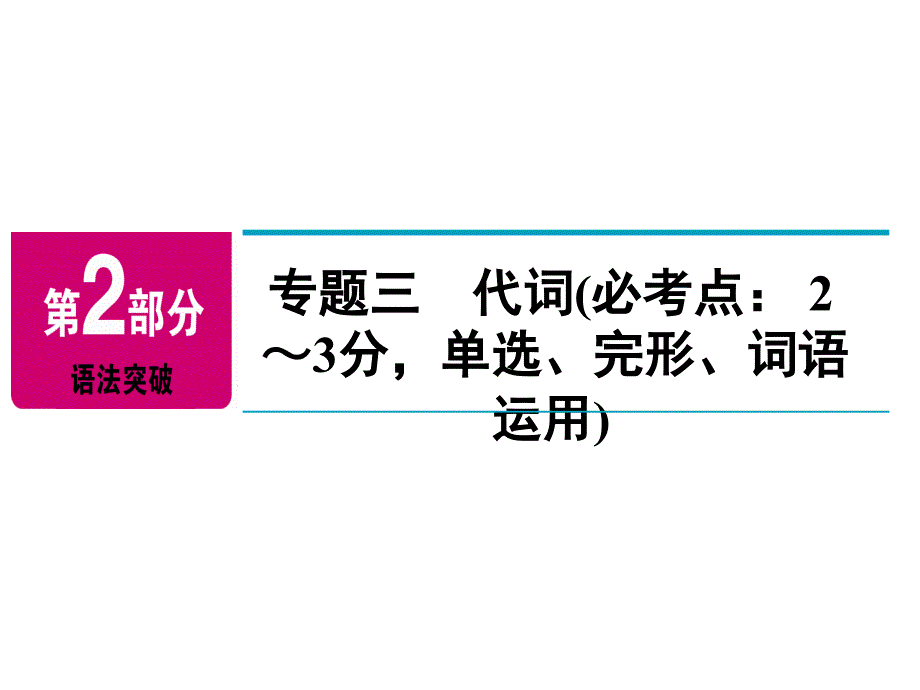 中考英语总复习精讲课件专题三-代词_第2页