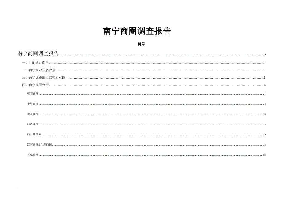 南宁商圈调研报告2015.doc_第1页