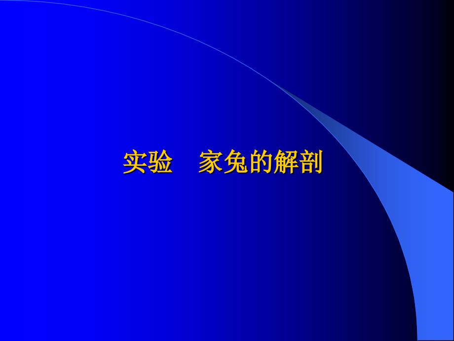 动物学实验家兔的解剖_第1页