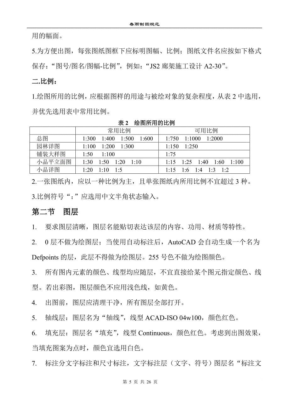 园林景观设计制图规范(适用于规范制图)_第5页