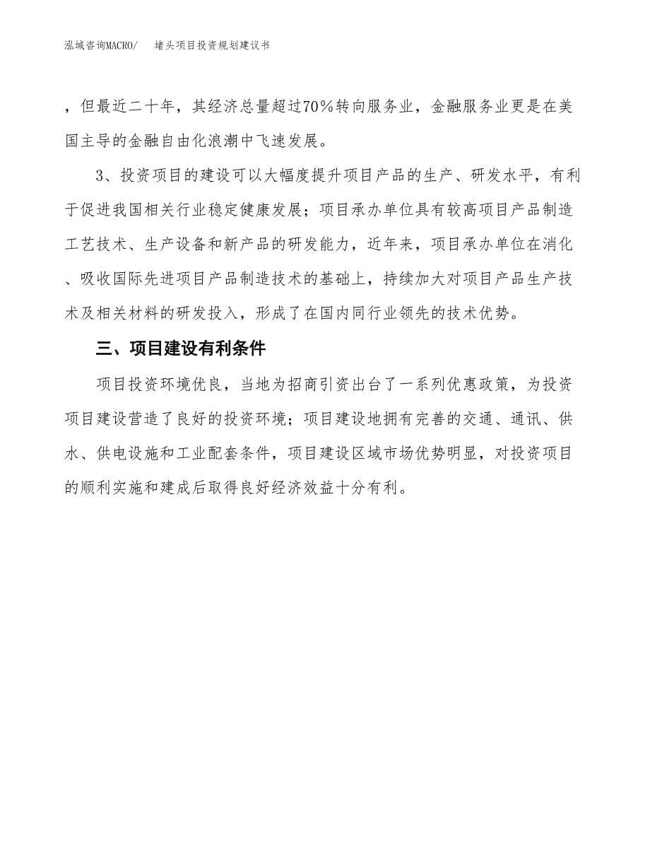 堵头项目投资规划建议书.docx_第5页