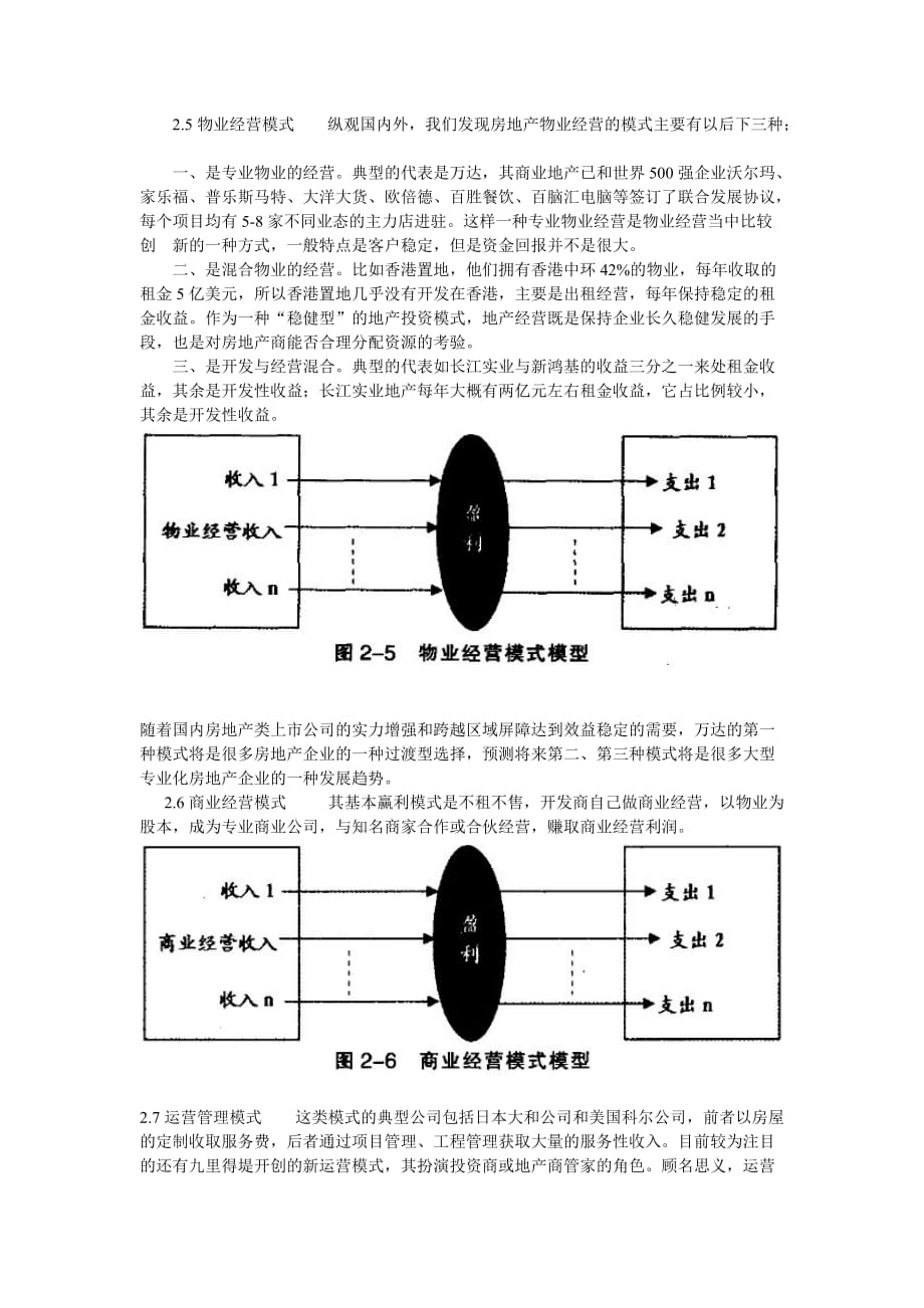 国内外房地产公司盈利模式及适用条件研究_第3页