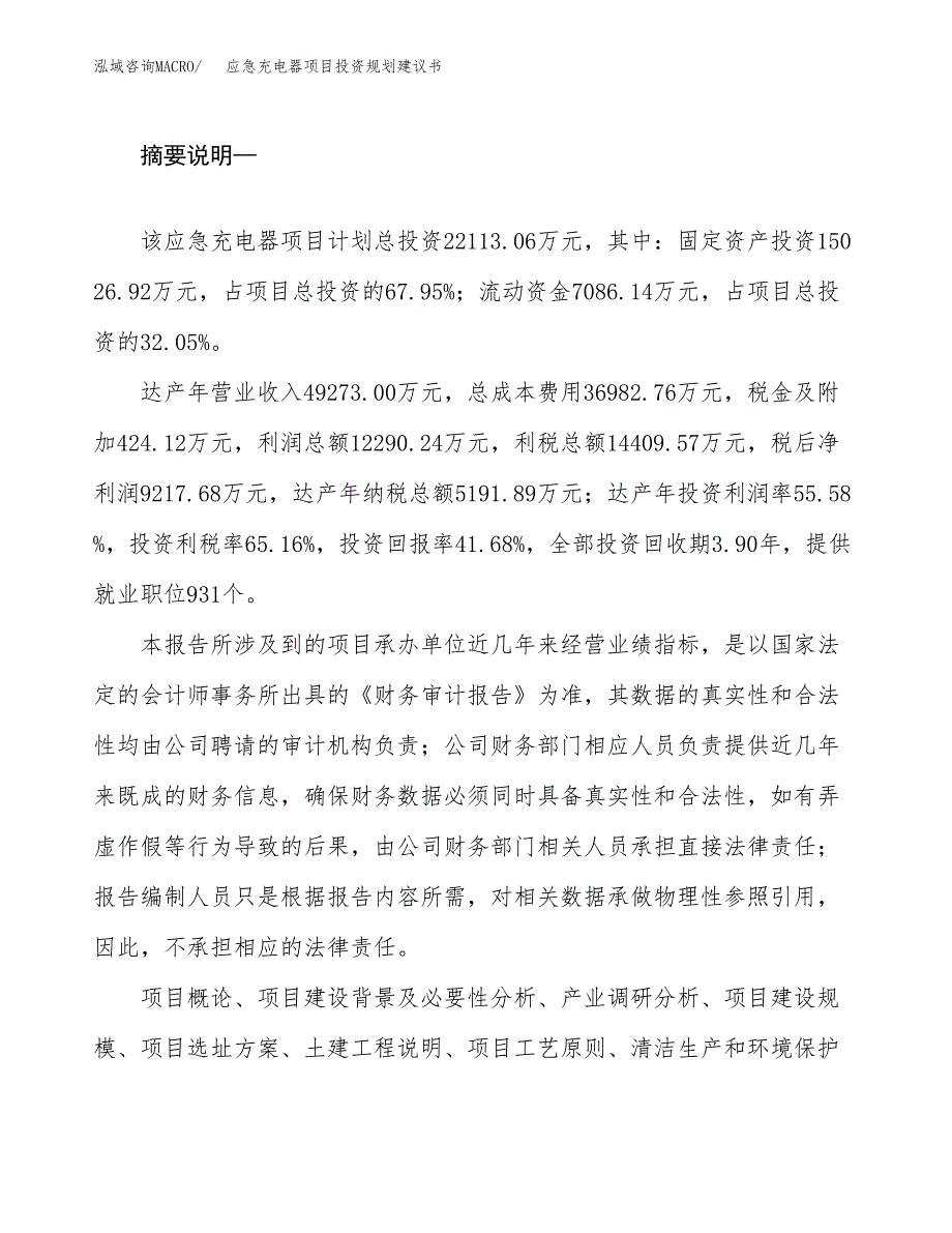 应急充电器项目投资规划建议书.docx_第2页