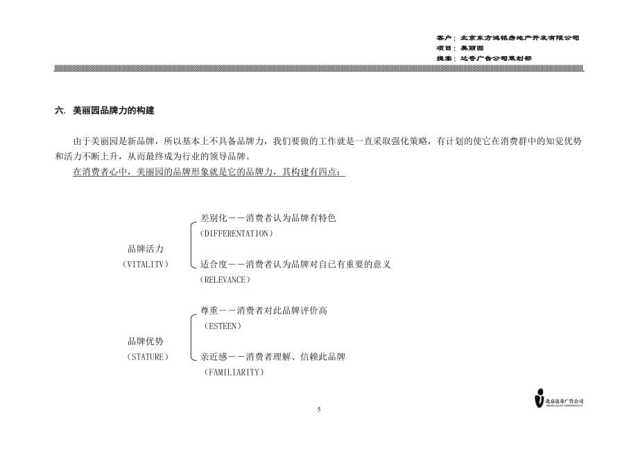 地产广告公司策划案集-美丽园品牌经营战略思路.doc_第5页