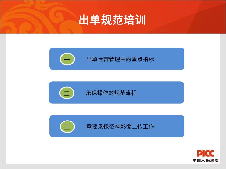 保险公司出单规范培训.ppt_第1页