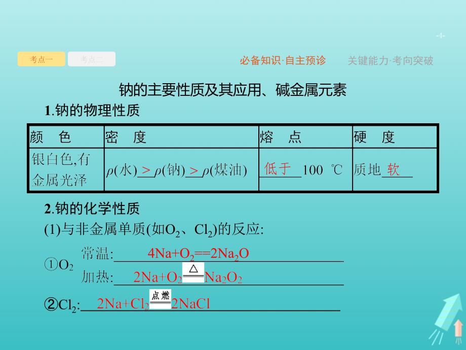 2020版高考化学大一轮复习 第1单元 第1节 钠及其重要化合物课件 鲁科版_第4页