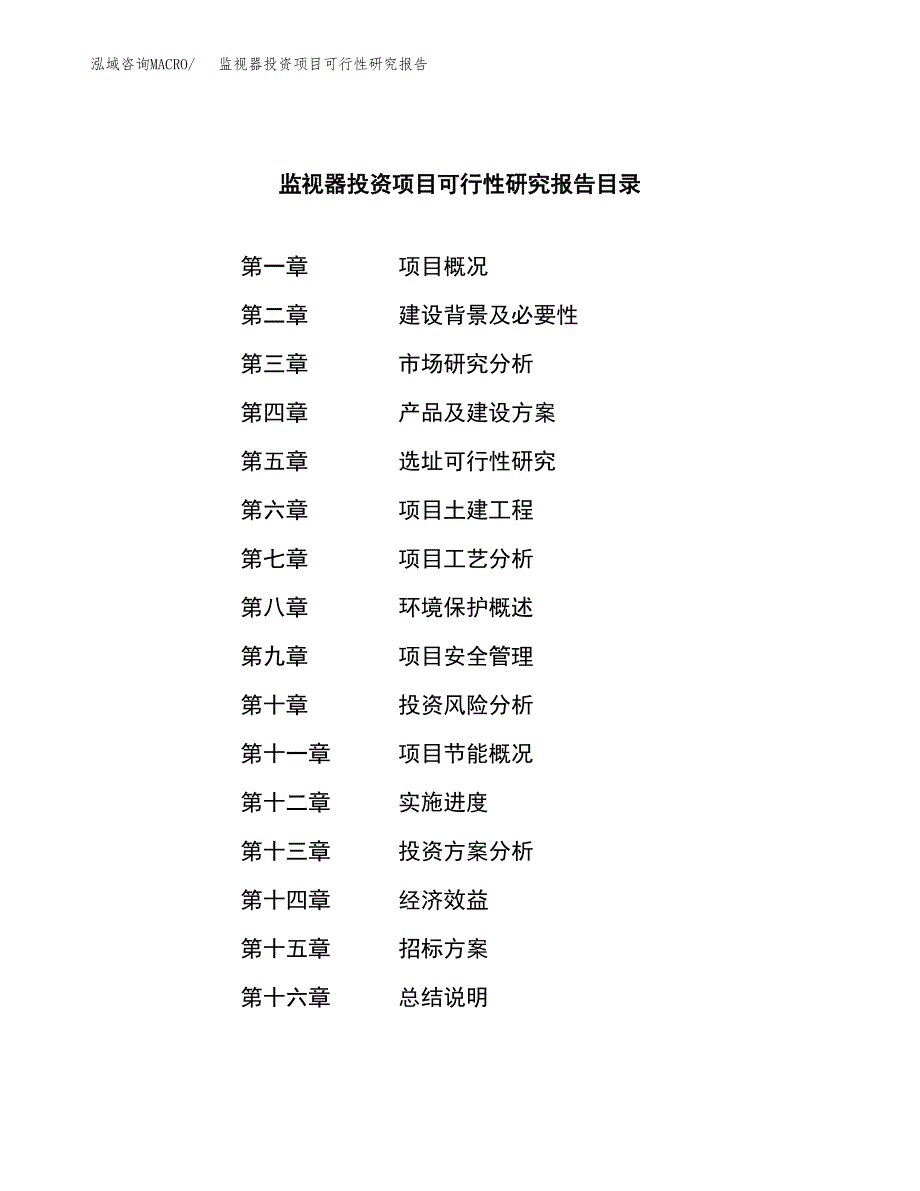 监视器投资项目可行性研究报告(word可编辑).docx_第2页