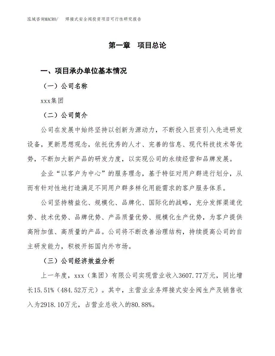 焊接式安全阀投资项目可行性研究报告(word可编辑).docx_第3页