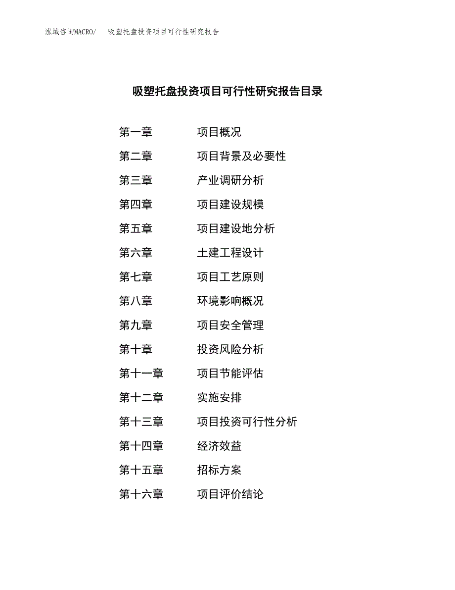 吸塑托盘投资项目可行性研究报告(word可编辑).docx_第2页